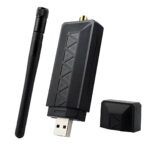 Atheros AR9271 2.4GHz USB WiFi adapter with detachable antenna and protective cap for wireless penetration testing