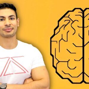 Learn Social Engineering From Scratch course thumbnail featuring Zaid Sabih with a brain graphic on a yellow background.