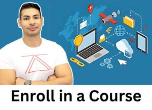Zaid Sabih invites you to enroll in the Learn Network Hacking from Scratch course at zSecurity, covering practical network penetration testing techniques. Zaid Sabih standing confidently next to a graphic of a laptop, shield, satellite, and connected devices, promoting the Learn Network Hacking from Scratch course.