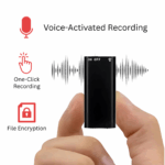 Discreet Mini Voice Recorder & MP3 Player Features